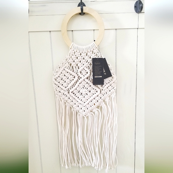 NWT Forever 21 Macrame Handbag Purse - Picture 6 of 7